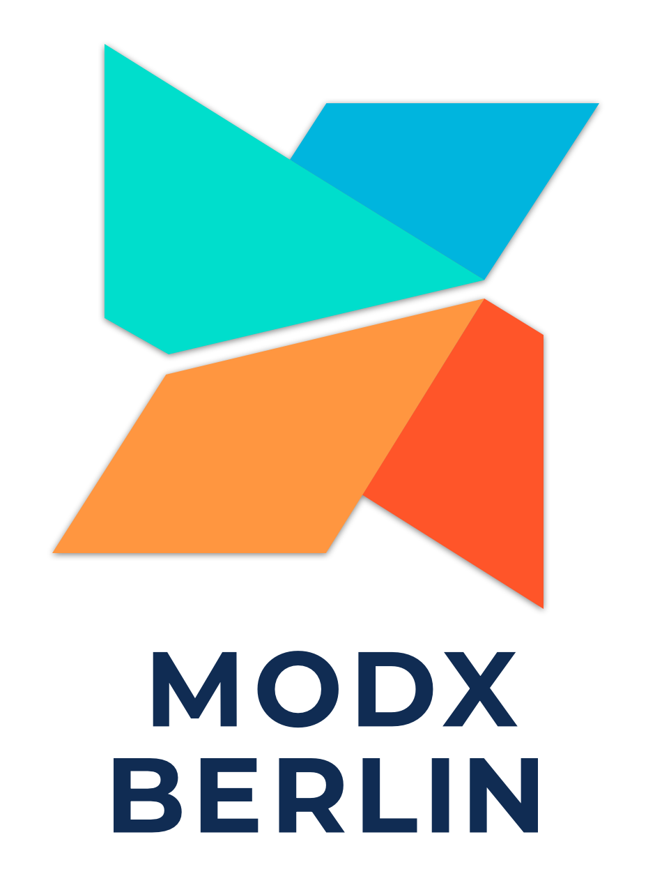 MODX Berlin 2023, stacked logo