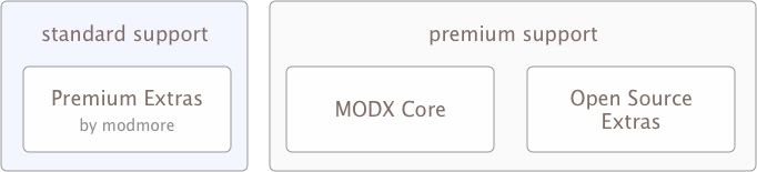 Comparison of Standard and Premium support