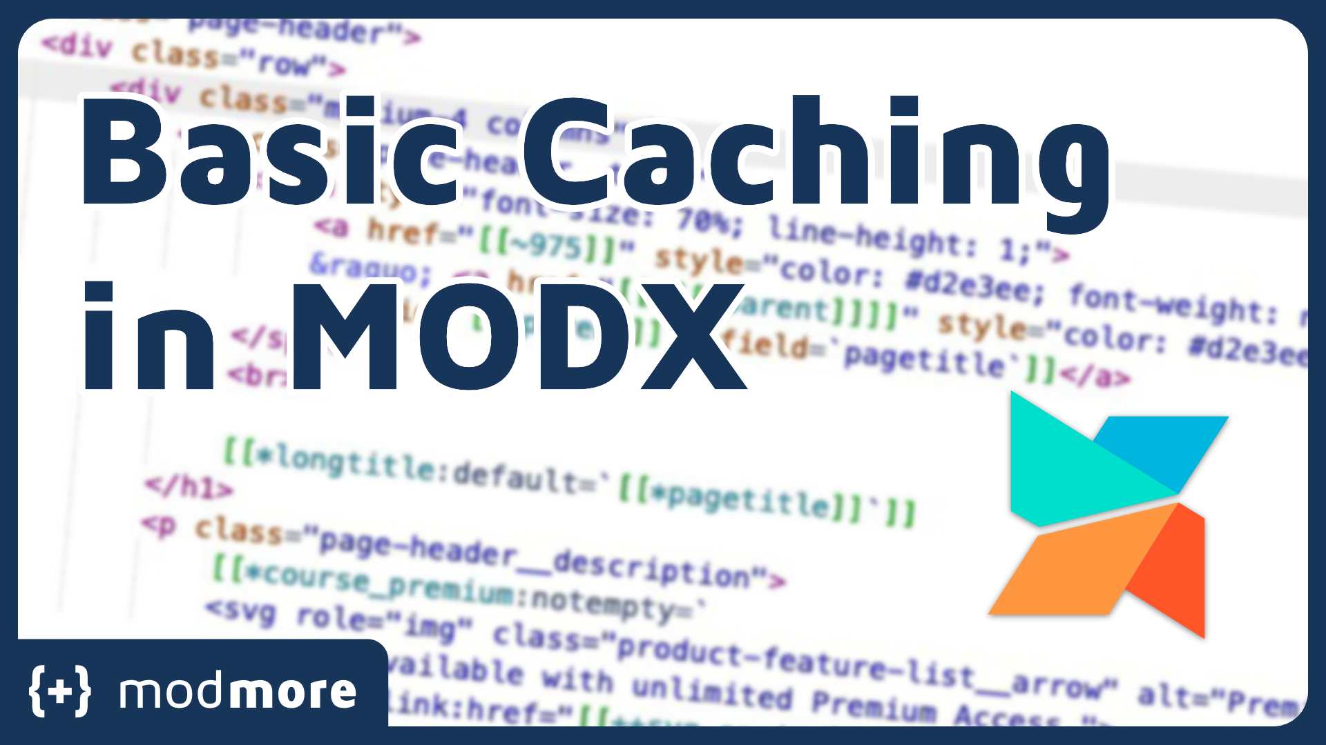 Basic Caching in MODX